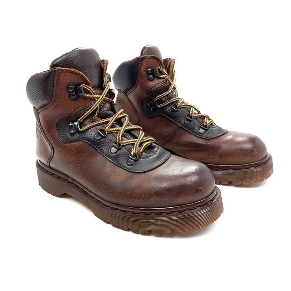Dr. Martens 8280 Vintage Brown Leather Ankle Trail Hiking Boots Mens 9 Gorpcore Vintage Dr. Martens 8287 Ankle Work Boots Lace Brown Women main image 4